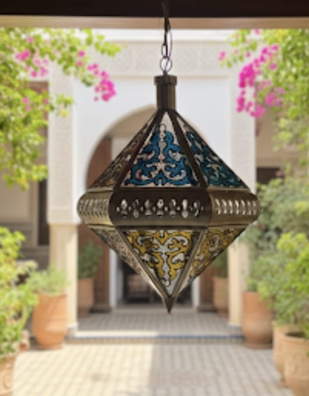 Lámpara de Techo Marroquí "Diamante"